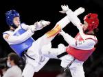 Adriana Cerezo ante Yildirim en los Juegos Olímpicos de Tokio.