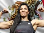 La luchadora mexicana Irene Aldana