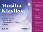 Cartel del Ciclo de Música Clásica en Álava.