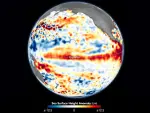 El fenómeno de 'El Niño', en un gráfico de la NASA