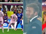 El exfutbolista David Beckham, propietario del Inter de Miami, se emociona tras el gol de Messi que da la victoria a su equipo.