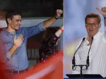 Los candidatos del PSOE y PP a las elecciones generales, Pedro Sánchez y Alberto Núñez Feijóo.