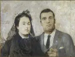 El cuadro Antonio y Carmen, padres de Antonio López...MUSEO REINA SOFÍA..01/08/2023[[[EP]]]