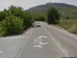 Imagen de la carretera donde se ha producido el accidente en Quesada (Jaén).