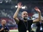 Pep Guardiola tras ganar la Supercopa de Europa