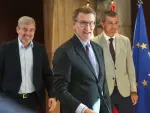 Feijóo se reúne con Coalición Canaria.