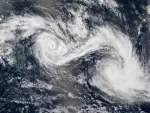 El efecto Fujiwhara se da cuando una borrasca interacciona con una depresión tropical, o cuando un huracán ya formado absorbe una tormenta tropical en descenso. El resultado es una borrasca o un huracán con más potencia.