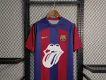 Así luciría la camiseta del Barça con el logo de los Rolling Stones.