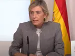 La consellera de Justicia, Elisa Núñez, en su comparecencia.