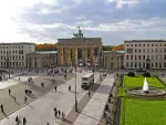 La Puerta de Brandenburgo, en Berlín.
