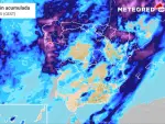 Mapa peninsular previsión lluvias lunes 18 septiembre 2023 Meteored