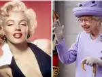 Marilyn Monroe y la reina Isabel II