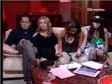 De izq a dcha: Pulpillo, Laura, Naiala y Miriam, en el momento de la expulsi&oacute;n de esta noche. (Tele5)