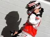 Fernando Alonso, tras acabar la carrera. (Efe)