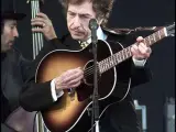 Bob Dylan, durante un directo en una foto de archivo.