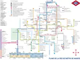 Nuevo plano de metro de Madrid