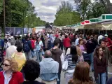 El Paseo de Coches, durante la pasada edici&oacute;n de la Feria el Libro de Madrid.