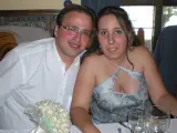 Bego&ntilde;a y su marido, Francisco, en una celebraci&oacute;n reciente, antes del fatal desenlace de su primer embarazo.