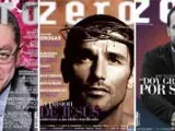 Algunas de las portadas de la revista Zero.