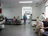 Sala de espera de un centro de salud.
