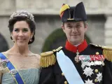 El príncipe heredero Federico de Dinamarca, y su mujer, la princesa Mary.