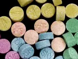Pastillas de MDMA, sustancia también conocida como 'éxtasis'.