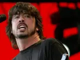 Dave Grohl, l&iacute;der de Foo Fighters, durante un concierto en el Festival Roskilde, en Dinamarca.