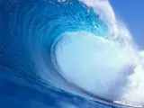 Imagen de una ola gigante.