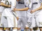 El Real Madrid celebra un gol ante el Dinamo.