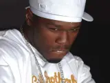 El cantante hip hop 50 Cent, durante una rueda de prensa en Londres.