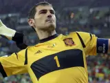 Iker Casillas, portero de España.