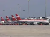 Aviones en el aeropuerto de Palma de Mallorca