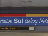 La estaci&oacute;n de Sol cambi&oacute; su nombre, en marzo de 2012, a la de Sol Galaxy Note.