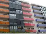 Bloque de viviendas en un barrio de Madrid.