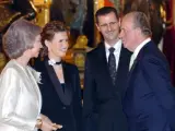 Imagen de archivo de la visita que realiz&oacute; a Espa&ntilde;a en 2004 el presidente sirio Bachar Al Asad junto a su esposa Asma.