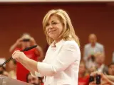 La candidata socialista al Parlamento Europeo, Elena Valenciano