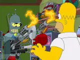 Primera imagen de 'Futurama' en 'Los Simpson'