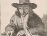 Autorretrato de Johannes Lutma, artista holandés conocido por sus trabajos en plata
