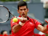 <p>Novak Djokovic, en el Mutua Madrid Open.</p>