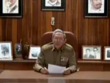 Ra&uacute;l Castro anuncia la muerte de Fidel.