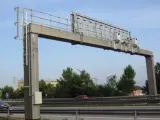 Un radar de tráfico en una autovía española.