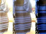 Imagen del famoso vestido viral (apodado en las redes como #TheDress) que despertó el debate sobre su color real: blanco y dorado o azul y negro.
