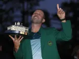 El golfista Sergio García dedica la victoria en el Masters de Augusta a los que ya no están, con especial recuerdo a Severiano Ballesteros.