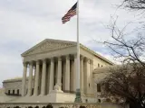 Vista exterior del Tribunal Supremo de Estados Unidos, en Washington DC.