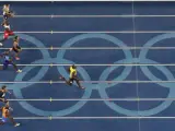 El jamaicano Usain Bolt lideró la carrera de 200 metros masculino en los Juegos Olímpicos de Río 2016.