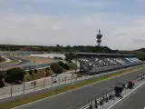 Recta de meta del circuito de Jerez.