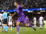 Cristiano Ronaldo celebra su segundo gol ante la Juventus en la final de Champions.