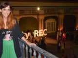 La actriz Leticia Dolera durante el evento de cine inmersivo organizado en torno a la pel&iacute;cula 'REC 3'.