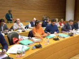 Sesión de la comisión de Economía y Hacienda de Les Corts Valencianes.