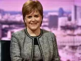 La primera ministra de Escocia, Nicola Sturgeon, en una entrevista para la BBC